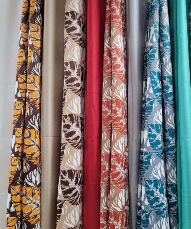 Botany Leaf Pattern Curtain