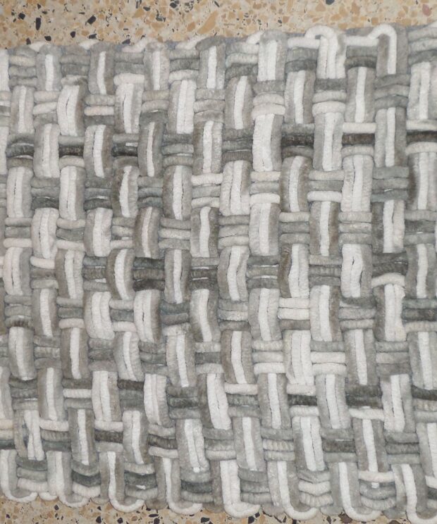 Handloom Micro Basket Bath Rug