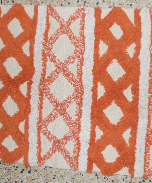 Handwoven Diamond Tufted Rug